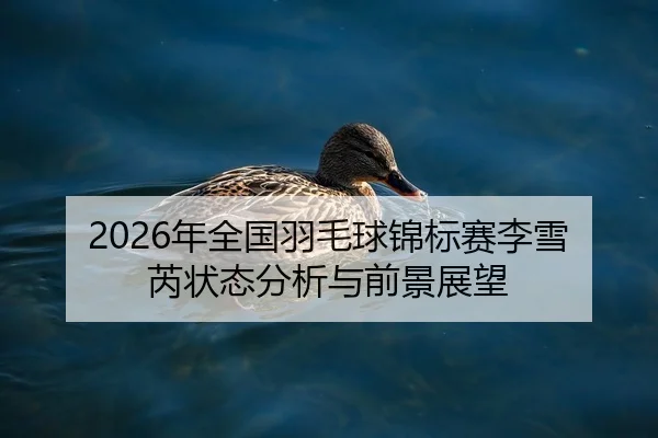 2026年全国羽毛球锦标赛李雪芮状态分析与前景展望
